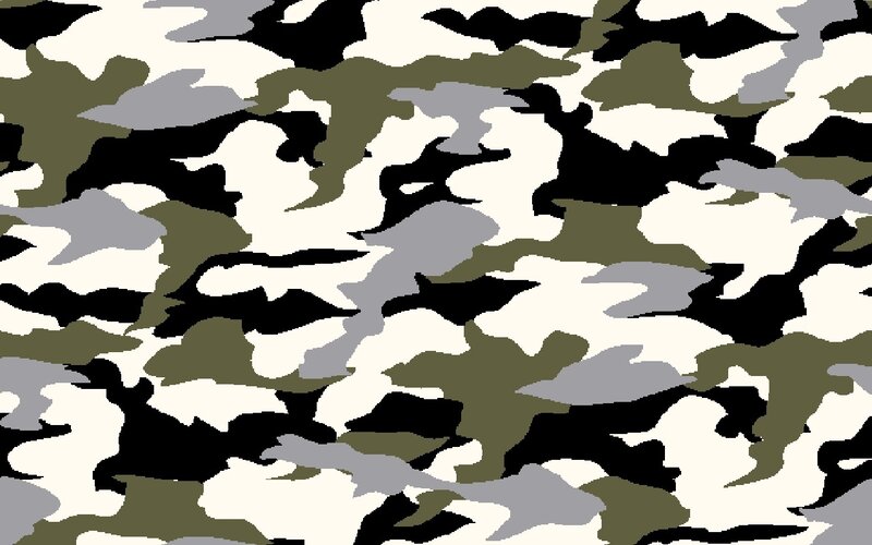 Camouflage Pattern — Black