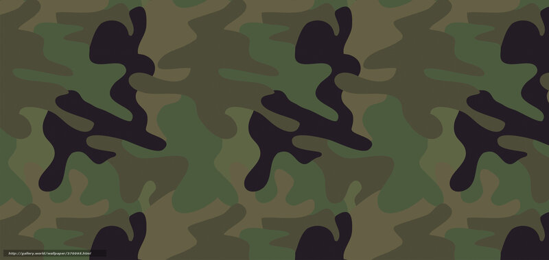 Camouflage Pattern — Green, Neutral, Vector Art, Brown