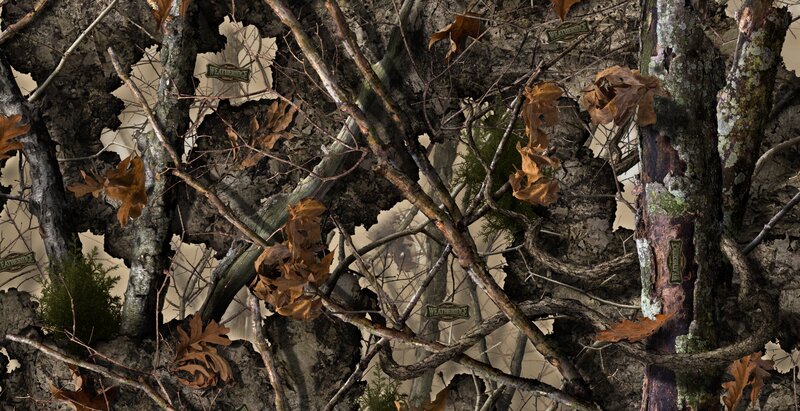 Camouflage Pattern with Branches