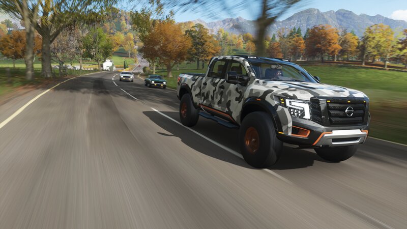 Camouflage Pickup Truck — Gray