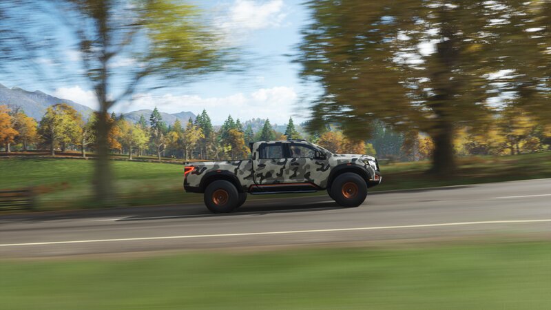 Camouflage Pickup Truck — Green