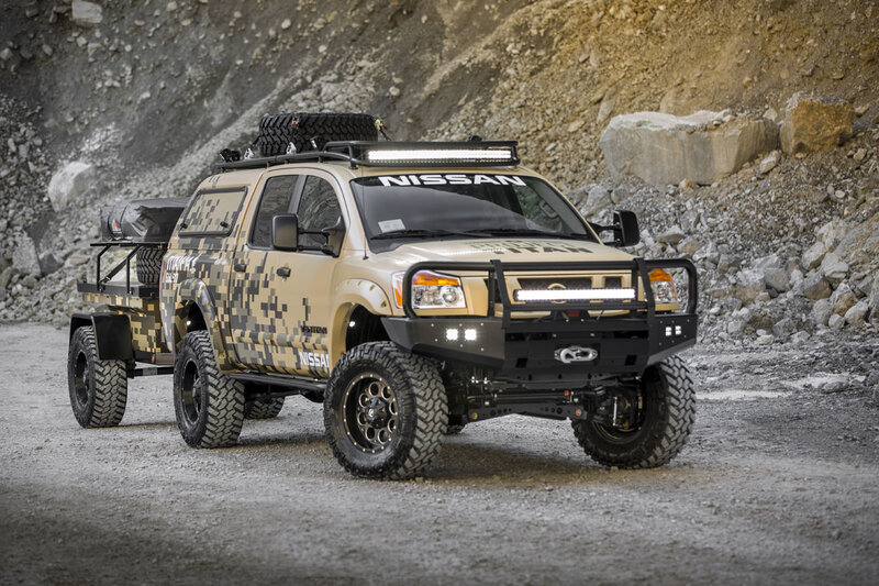 Camouflage Pickup Truck — Tan