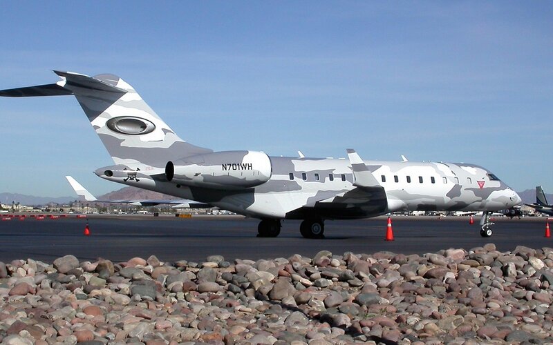Camouflage Private Jet