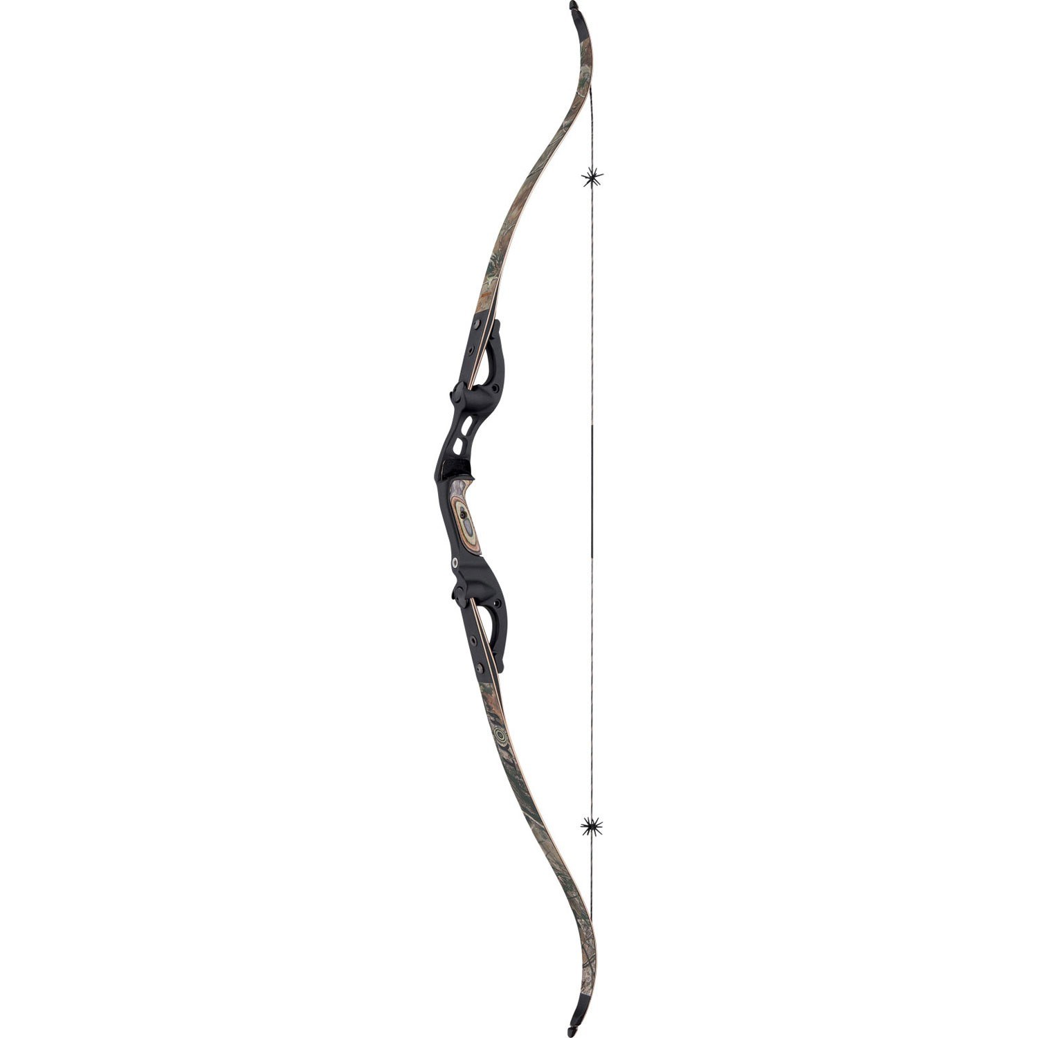 camouflage recurve bow