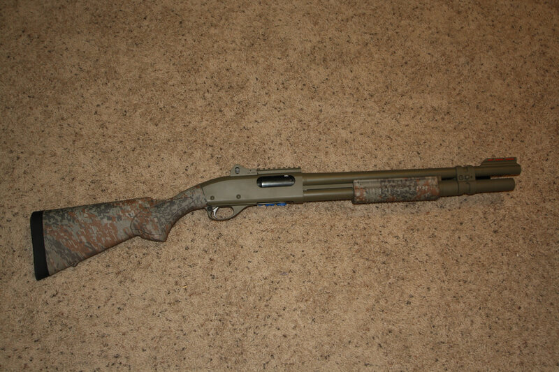 Camouflage Shotgun — Brown