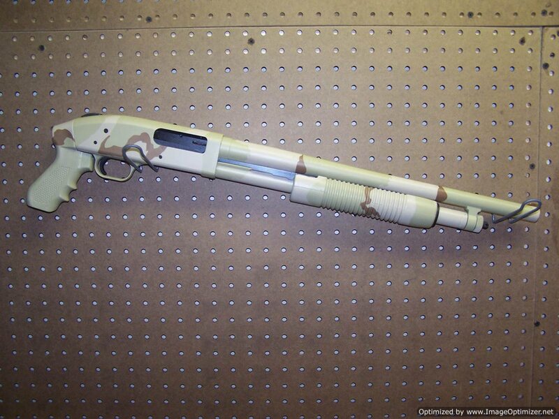 Camouflage Shotgun — Tan