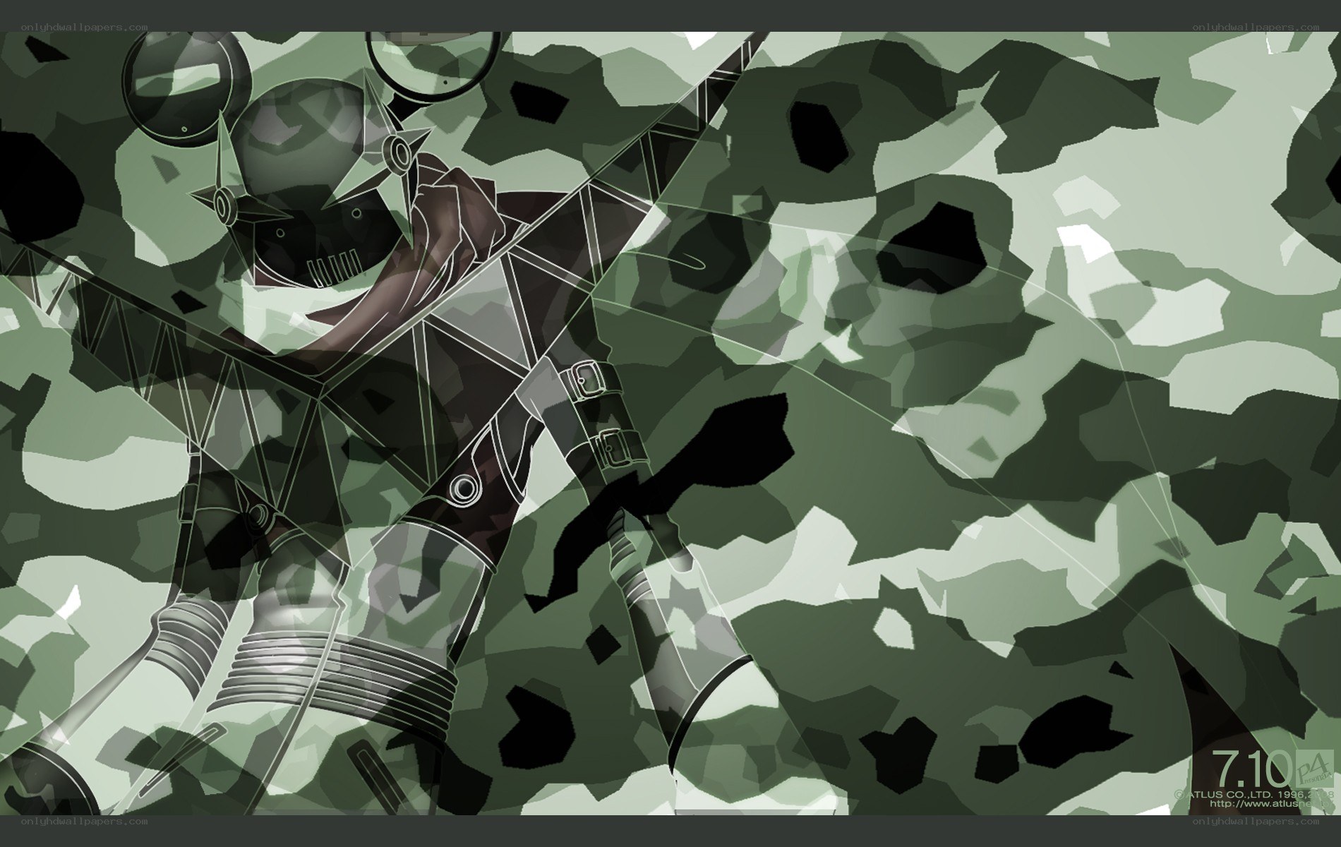 camouflage soldier artwork