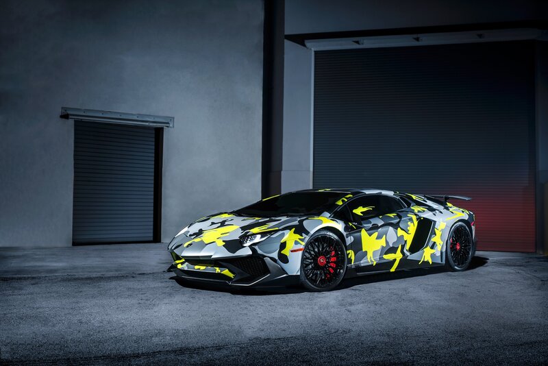 Camouflage Sports Car — Gray