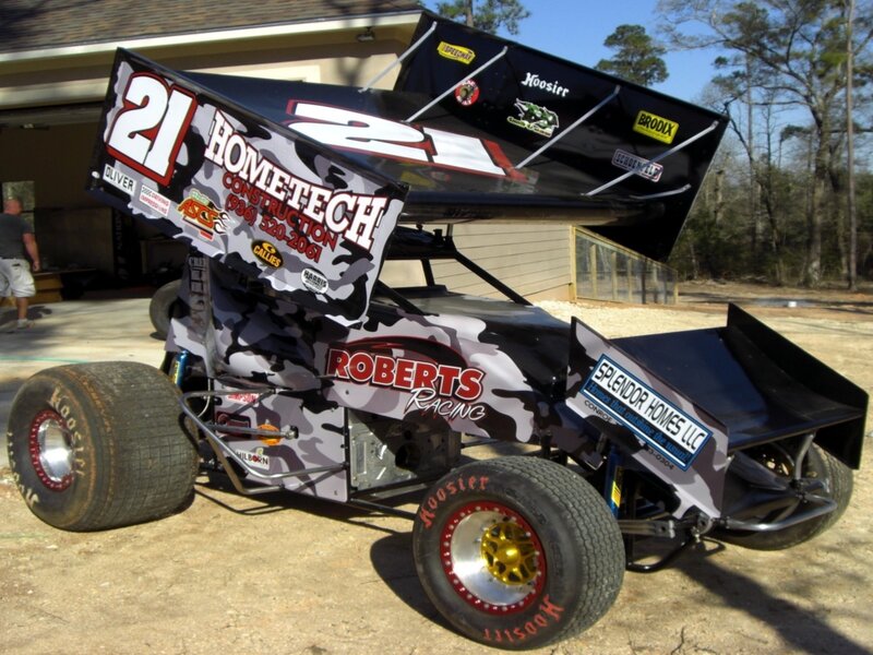 Camouflage Sprint Car