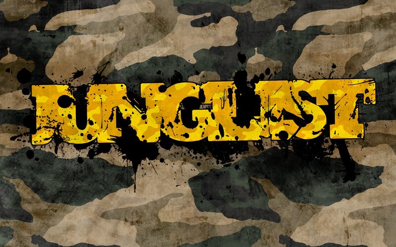 camouflage text design