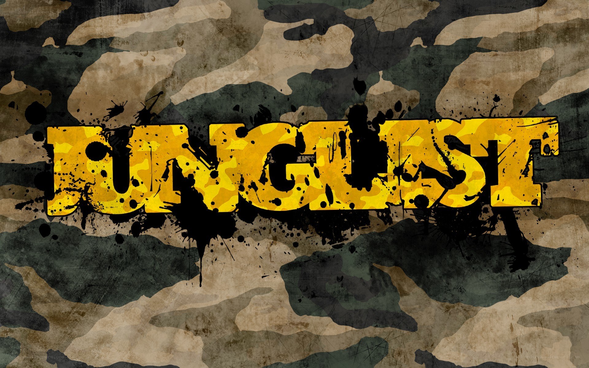 camouflage text design