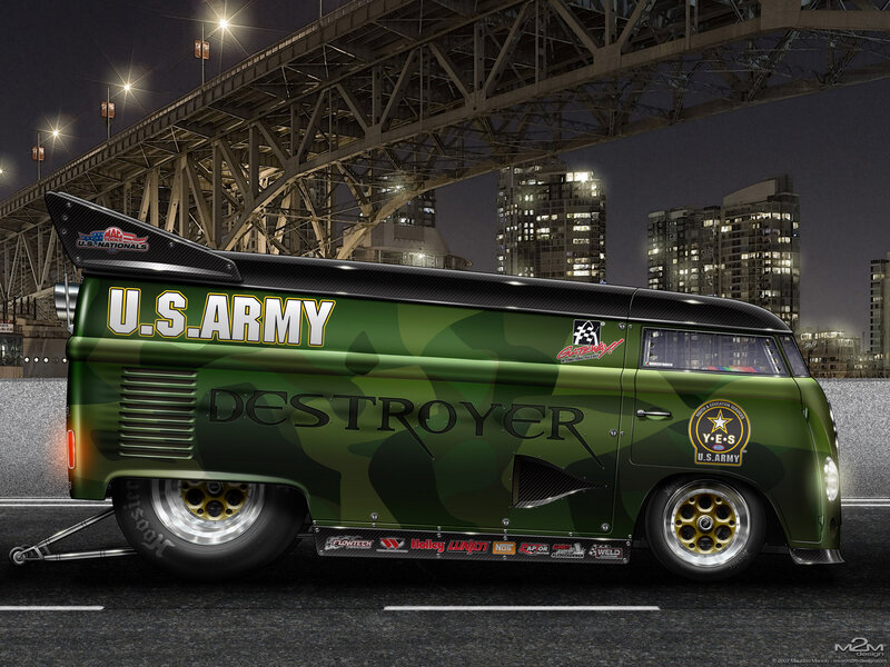 Camouflage Van