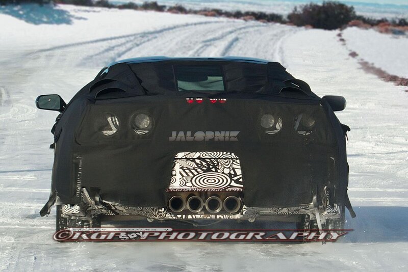 camouflaged car on snowy road