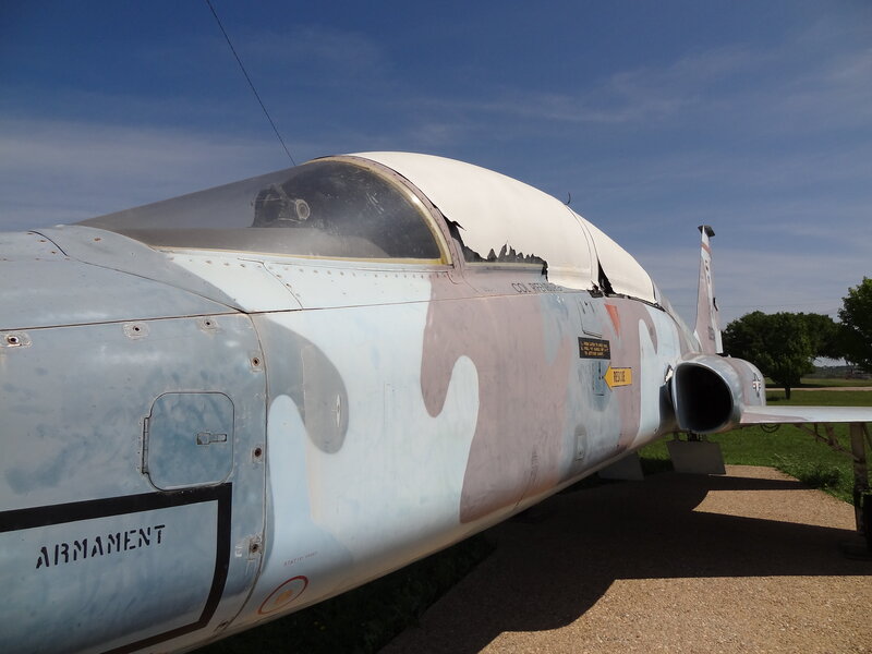 Camouflaged Jet Aircraft — Blue