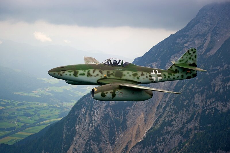 Camouflaged Jet Aircraft — Green