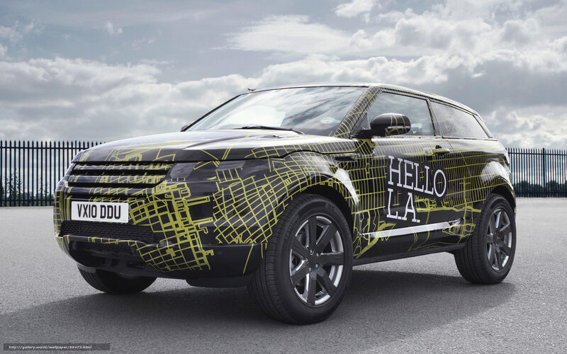 Camouflaged Range Rover