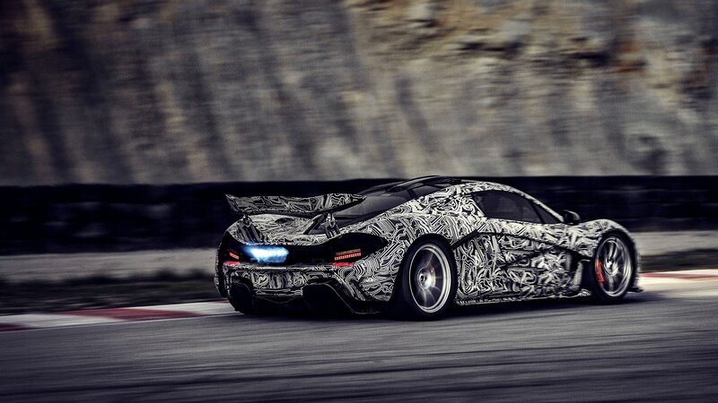 Camouflaged Sports Car — Black, Dynamic, Photograph, Race Track, Tire Marks