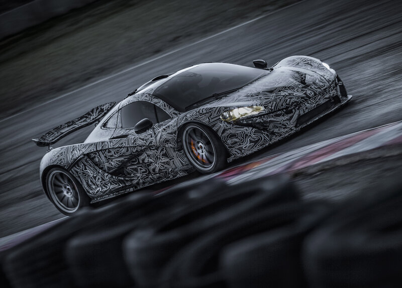Camouflaged Sports Car — Black, Dynamic