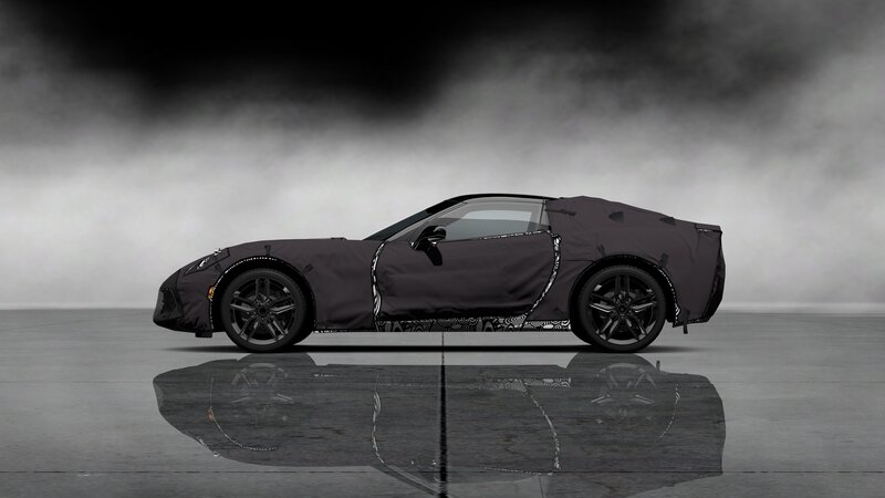 Camouflaged Sports Car — Black
