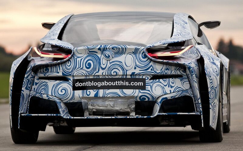 Camouflaged Sports Car — Blue, Dramatic