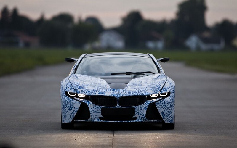 Camouflaged Sports Car — Blue