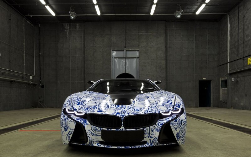 Camouflaged Sports Car — White