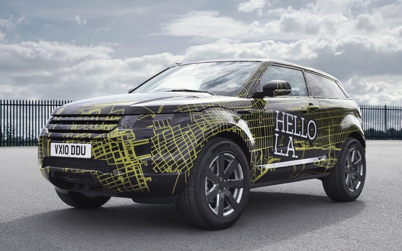 Camouflaged SUV with city map design