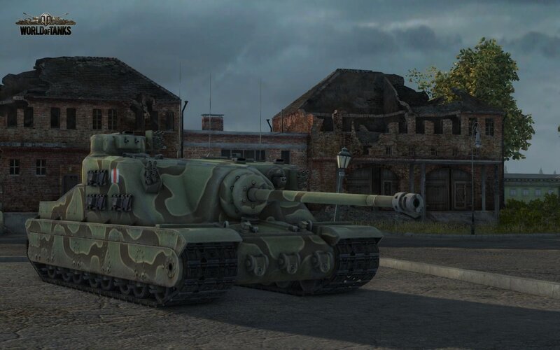 Camouflaged Tank — Green, Dramatic, Afternoon, 3d Render
