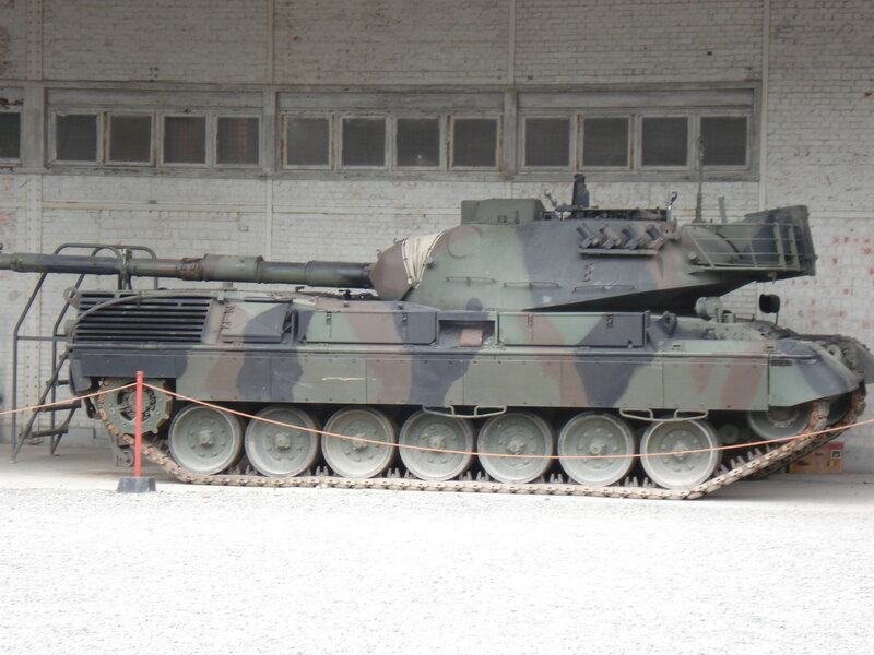 Camouflaged Tank — Green