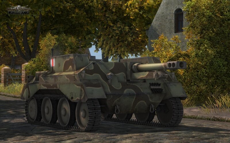 Camouflaged Tank on Road — Green, Calm