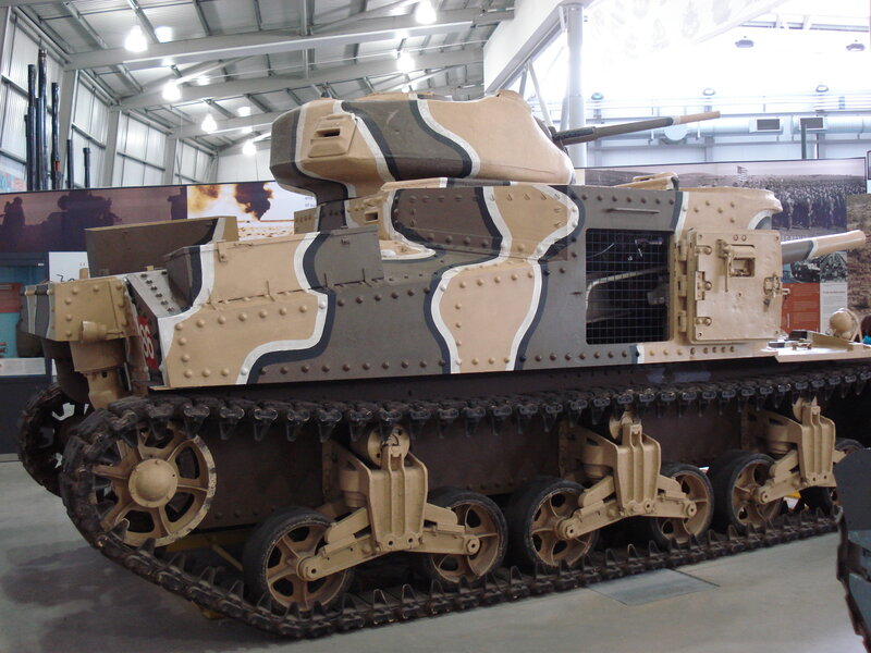 Camouflaged Tank — Tan, Neutral, Photograph
