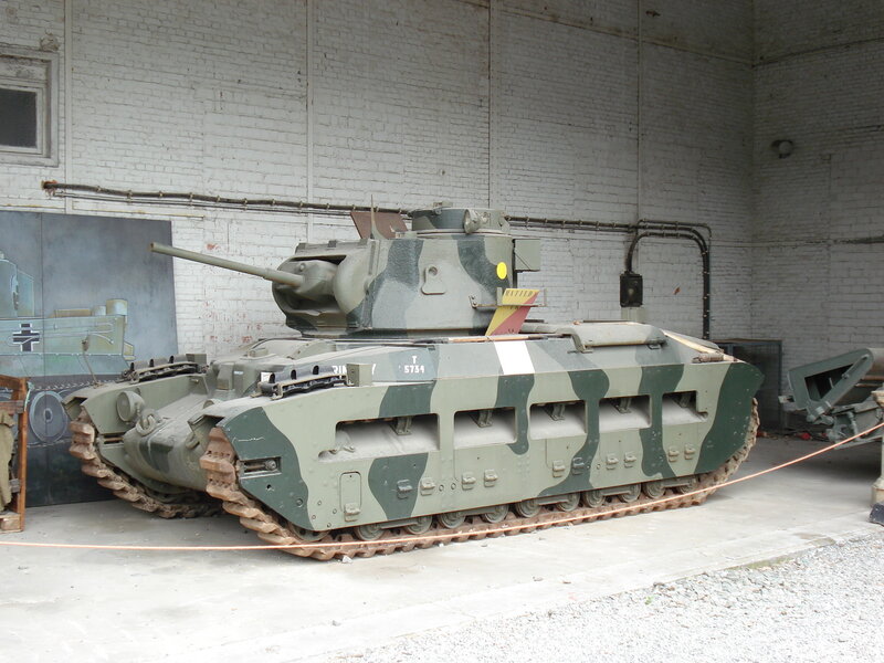Camouflaged Tank