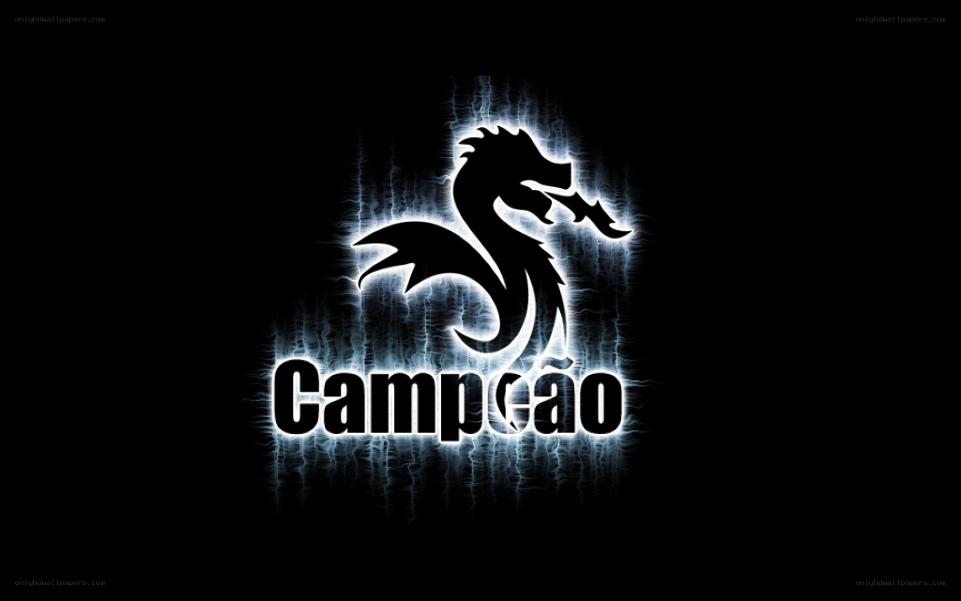 Campão logo with dragon