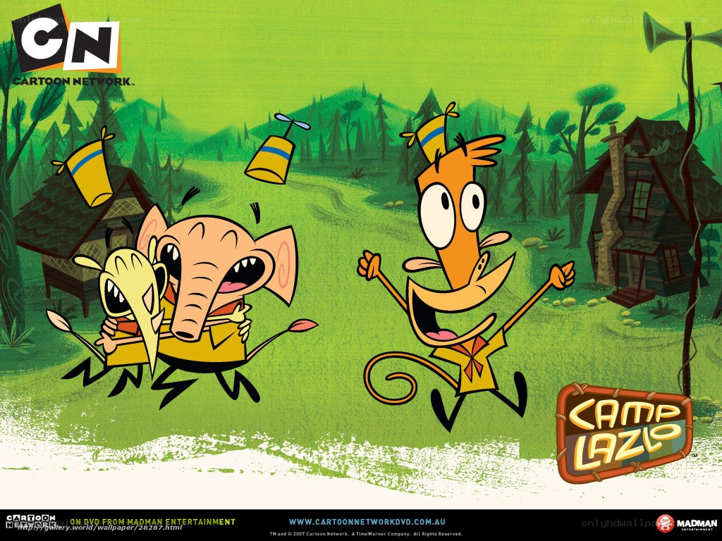 Camp Lazlo characters in forest