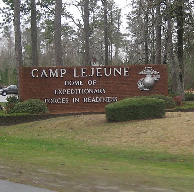 Camp Lejeune Sign
