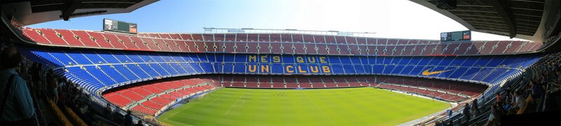 Camp Nou stadium interior