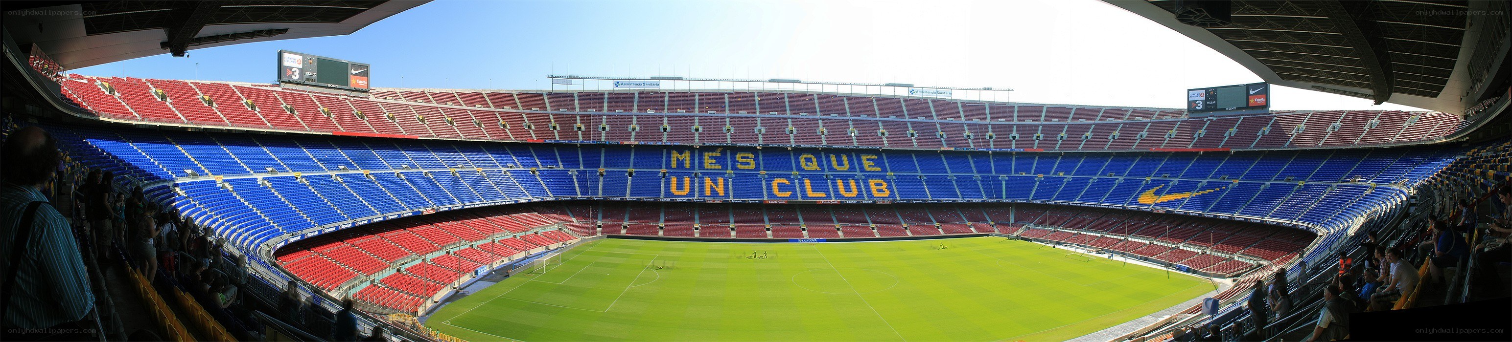 Camp Nou stadium interior