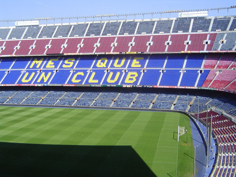 Camp Nou stadium view