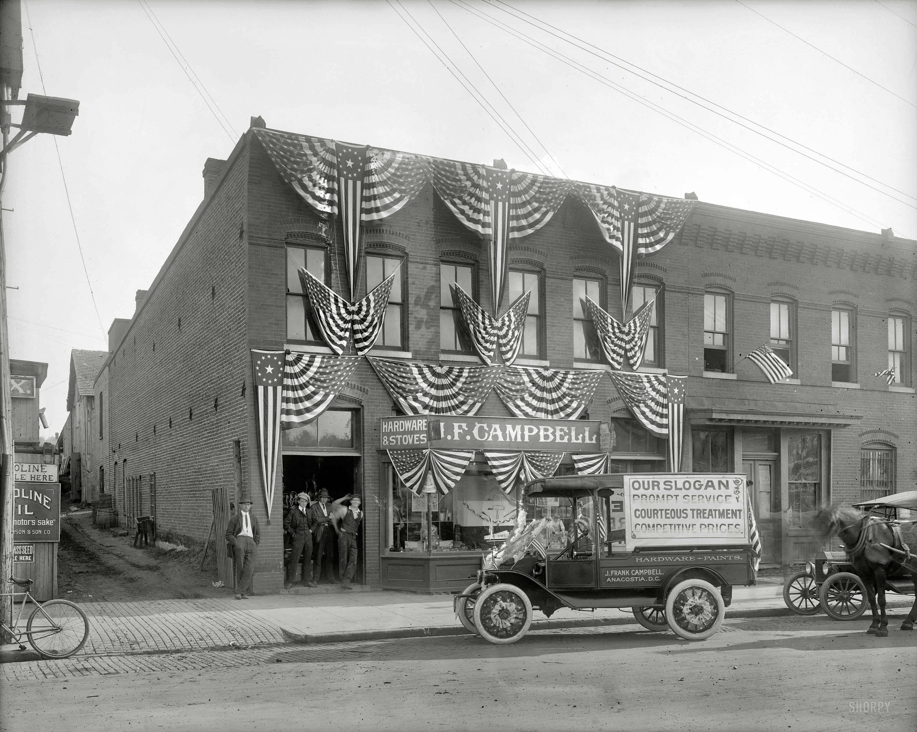 Campbell Hardware Store with Decorations
