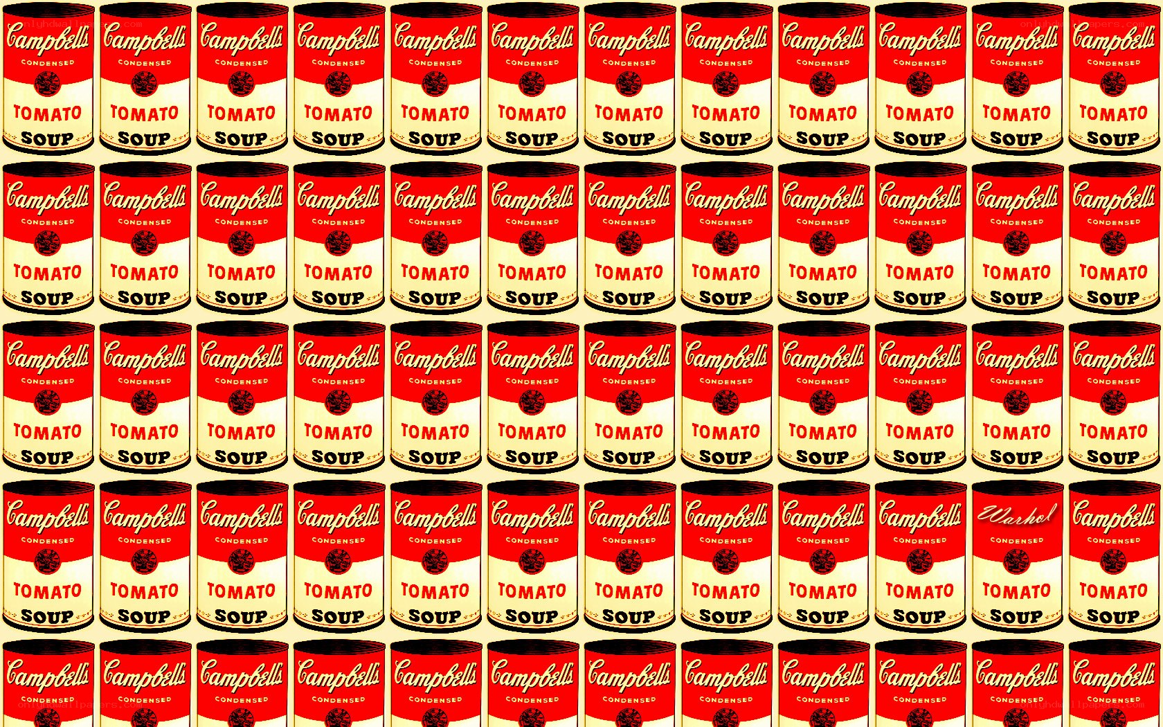 Campbell's Soup Cans artwork