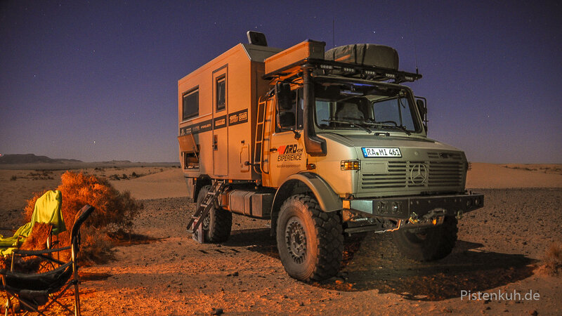 Camper Truck in Desert