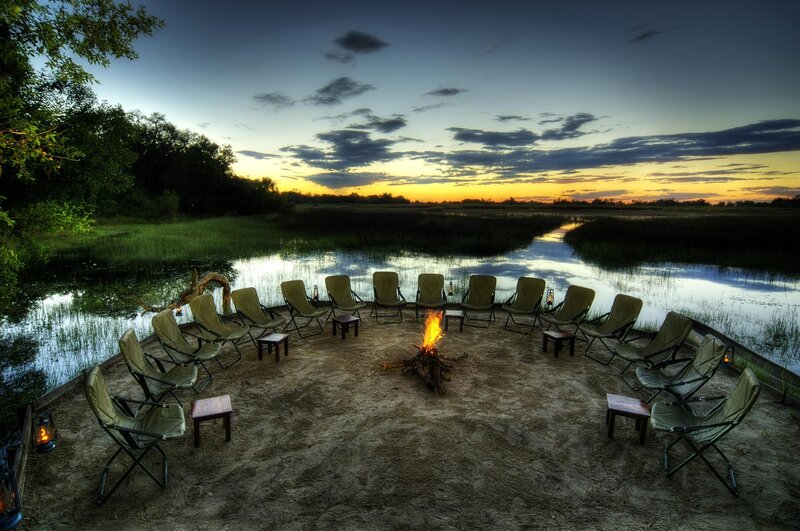 Campfire Circle by River