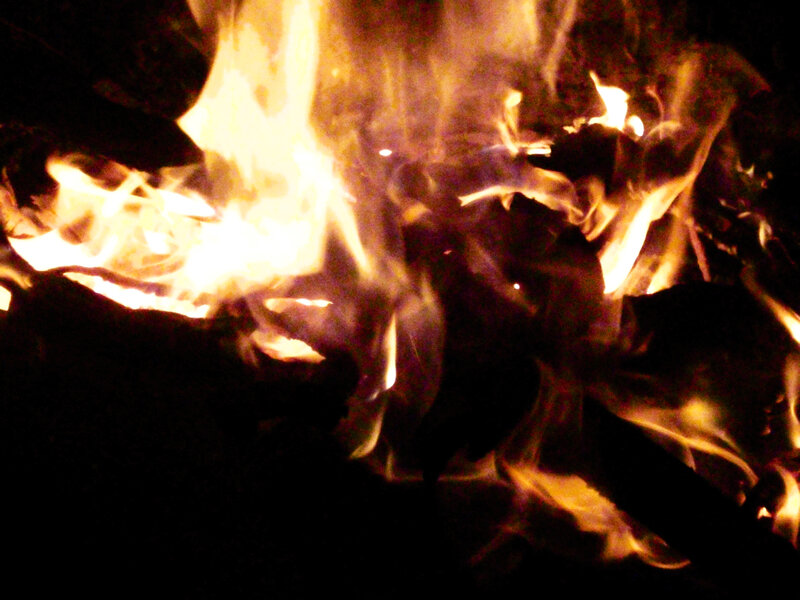 Campfire Flames — Orange