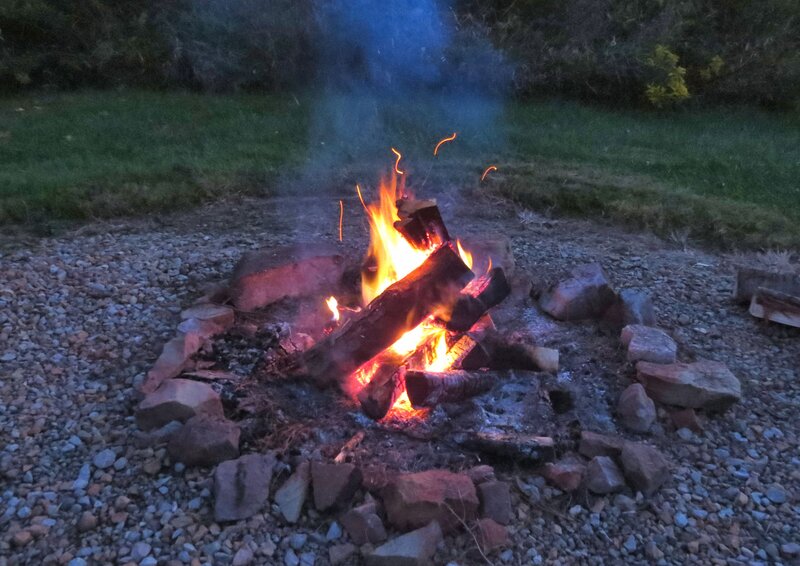 Campfire in Fire Pit