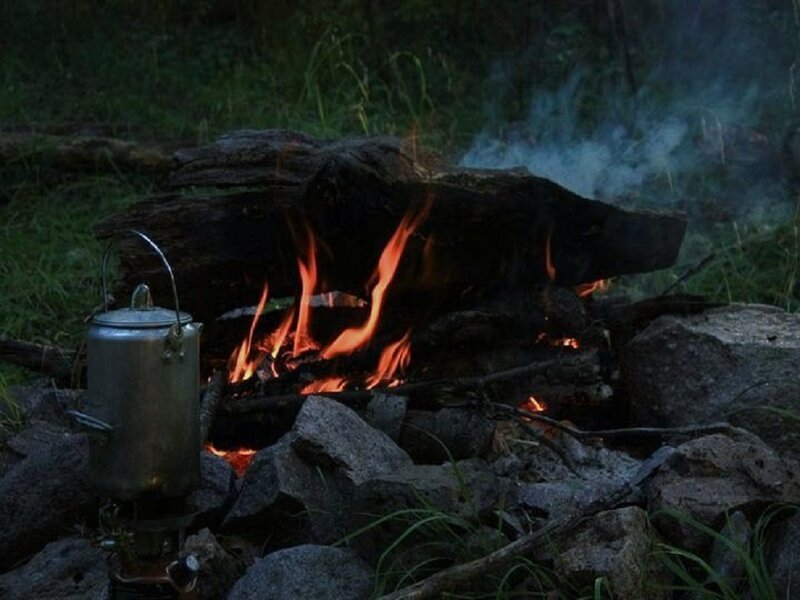 Campfire with Kettle