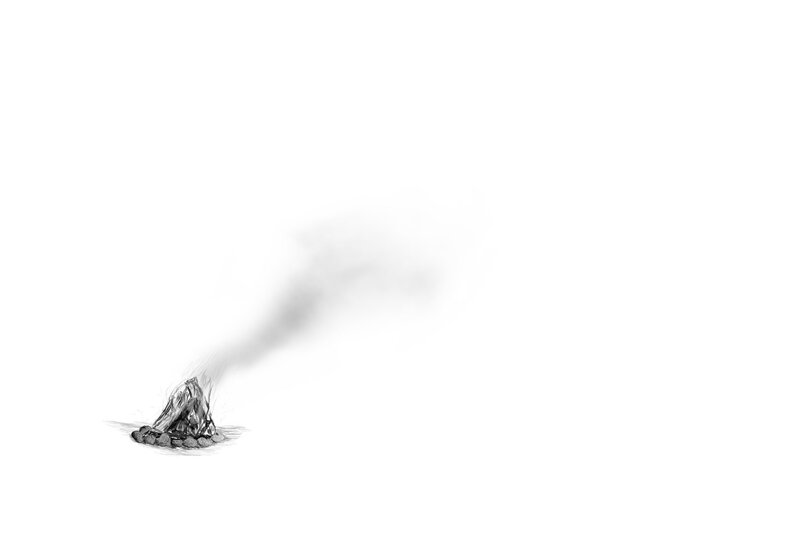 Campfire with Smoke