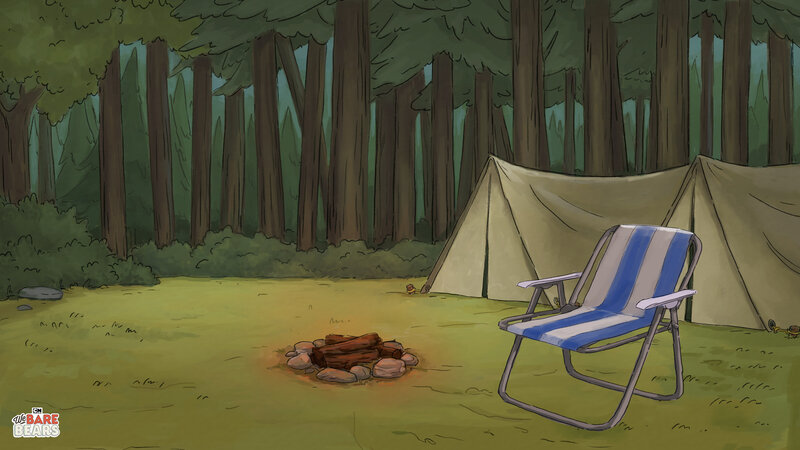 Camping Chair in Forest