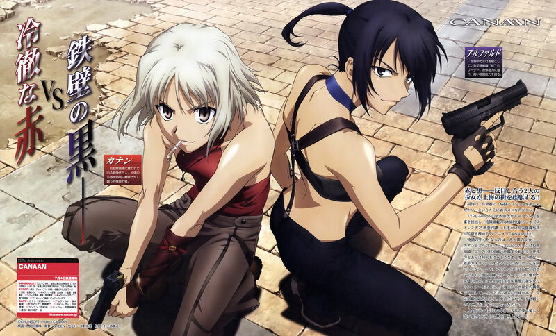 Canaan anime promotional art