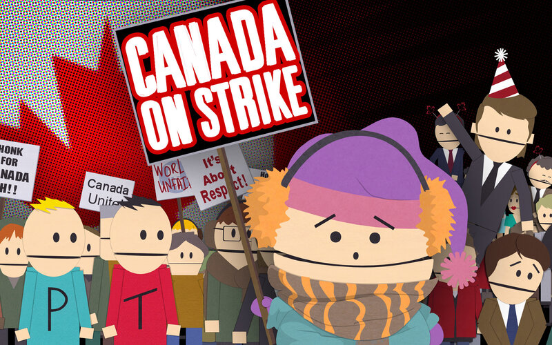 Canada on Strike Protest