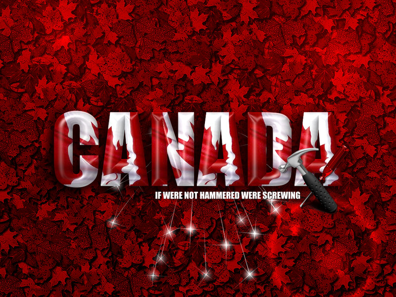 Canada text with tools